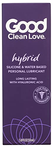 Good Clean Love Personal Lubricant - Long-Lasting Hydration with Hyaluronic Acid - 1.69 Oz (2-Pack)