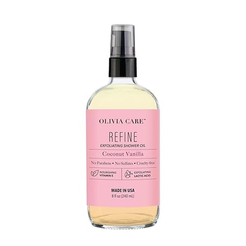 Olivia Care Body Oil - Hydrating, Rich in Vitamins E & K, Refreshing Coconut Vanilla - 8oz