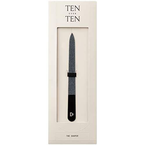 tenoverten Nail Care Set - Durable Double-Sided Diamond-Ceramic File, Vegan & Cruelty-Free