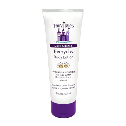 Fairy Tales Kids Body Lotion - Hydrating Non-Toxic Formula with Aloe & Avocado - 8 oz