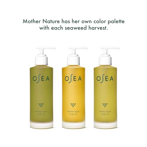 OSEA Undaria Algae Body Oil - Nourishing Moisturizer, Fast Absorbing - Fresh Citrus, 5 oz