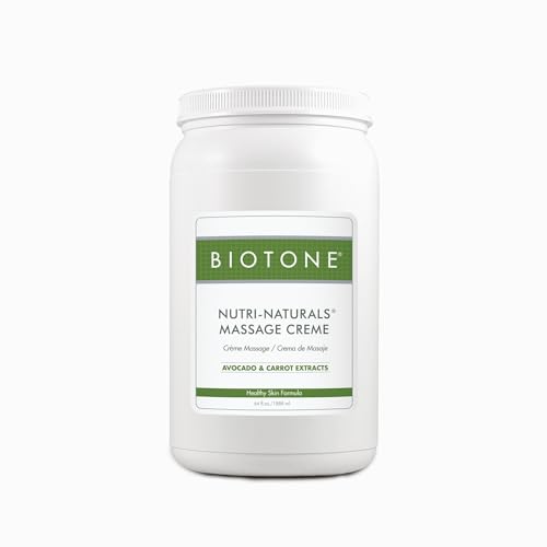 Biotone Massage Oil - Rich Texture, Paraben-Free, Lasting Workability - 64 Ounce