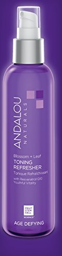Andalou Naturals Face Toner - Hydrating with Resveratrol & Aloe, 98% Nature-Derived - 6oz