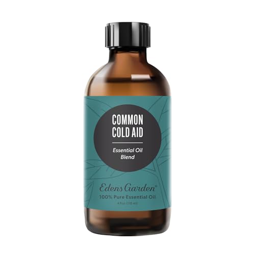 Edens Garden Common Cold Aid Essential Oil Blend - Immune Support, Natural Aromatherapy - 118ml