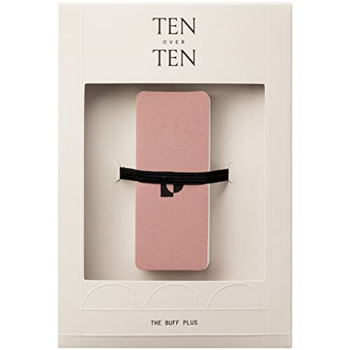 tenoverten Nail Care Set - Two-Way Tool for Healthy Nails, Natural & Vegan - Buffs & Shines