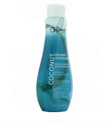 Juice Organics Coconut Conditioner - Repairs & Nourishes, Paraben-Free - 10 fl oz