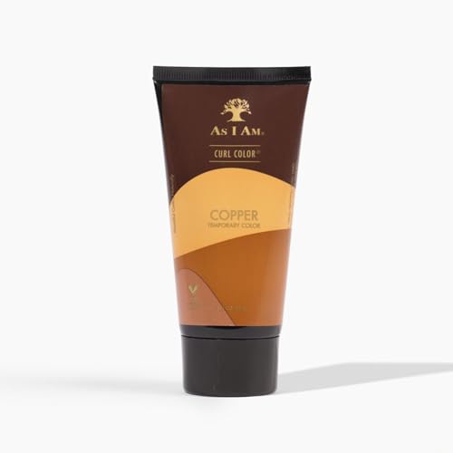As I Am Curl Color - Copper Hair Gel, Medium Hold, Moisturizes & Strengthens Curls - 3oz