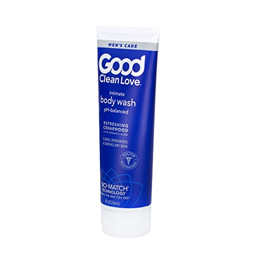 Good Clean Love Cedarwood Body Wash - Moisturizing, pH-Balanced for Sensitive Skin - 8 oz