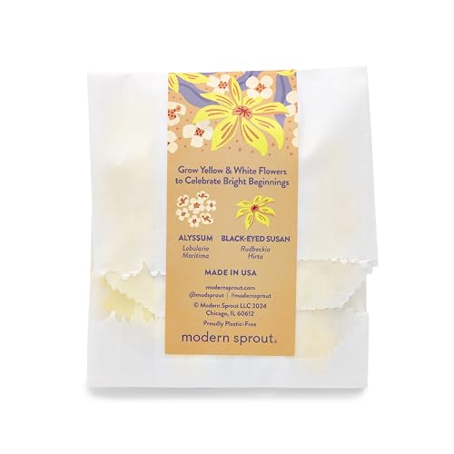 Modern Sprout Seed Confetti Poppers - Plant Wildflowers, Non-Toxic & Refillable - 12 Pack