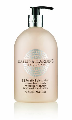 Baylis & Harding Hand Soap - Moisturizing Jojoba, Vanilla & Almond Oil, Vegan - 16.9oz