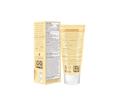 Babo Botanicals Daily Sheer Mineral Sunscreen SPF40 - Zinc Formula, 70% Organic - 3oz