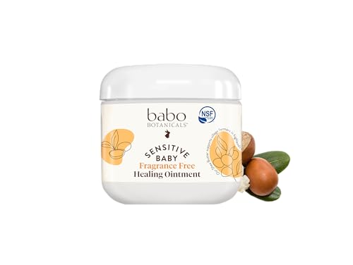 Babo Botanicals Healing Ointment - Relieves Eczema & Irritated Skin, 99% Organic - 3oz