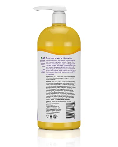 Alba Botanica Body Wash - Hydrating Lavender Blend, Plant-Based, 100% Vegetarian - 32oz
