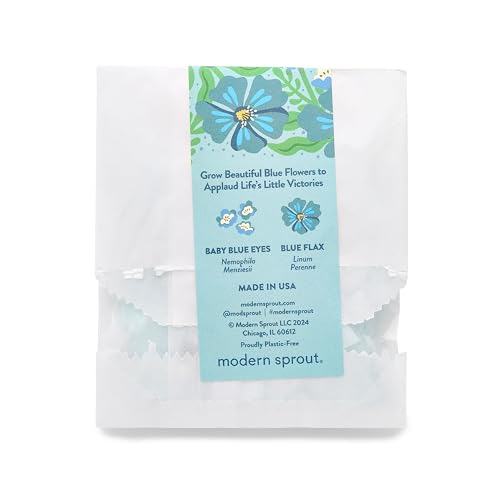 Modern Sprout Seed Confetti Poppers - Plant Wildflowers, Non-Toxic & Refillable - 12 Pack