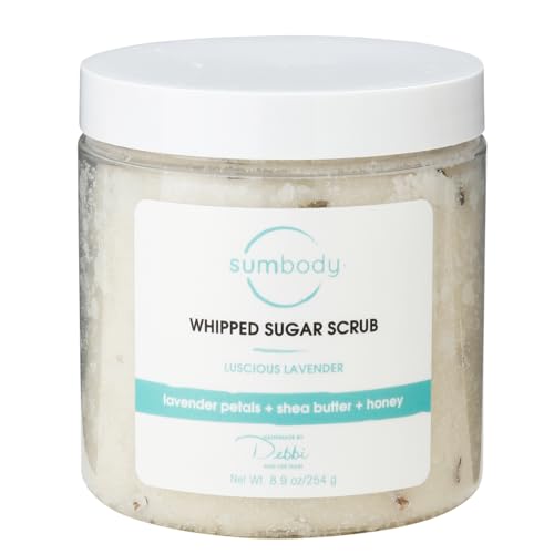 Luscious Lavender Body Scrub - Exfoliating & Hydrating, Vegan, Paraben-Free - 10oz