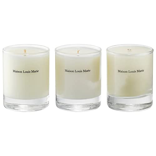 Maison Louis Marie Candle Set - Non-Toxic Fragrance, Vegan & Cruelty-Free - Set of 3, 2.5 oz