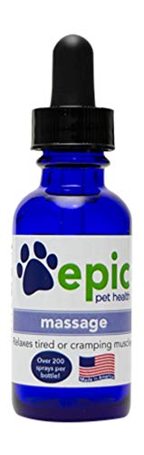 Relaxing Pet Supplement - Natural Muscle Relief with Electrolytes, 1oz Dropper - 100 Servings