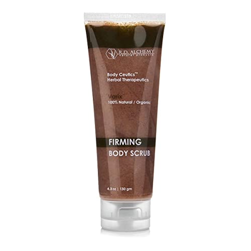 RD Alchemy Body Scrub - Firming Herbal Extracts for Toned Skin & Less Visible Cellulite - 4.3oz