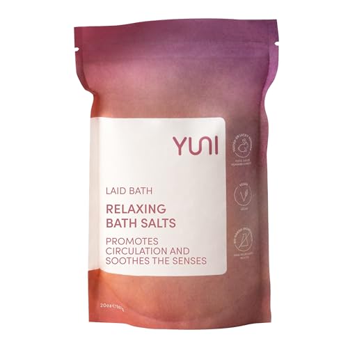 YUNI Beauty Laid Bath Soak - Calming Aromatherapy, Vegan & Cruelty-Free - 16oz