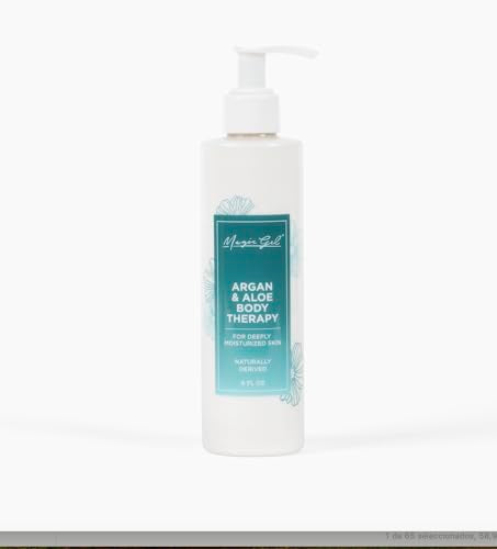 Magic Gel Argan & Aloe Body Lotion - Hydrating, Nourishing, Dermatologically Tested - 8oz