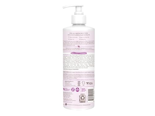 Babo Botanicals 2-in-1 Shampoo & Wash - Detangling, Nourishing, Vegan - Light Berry Scent, 8oz