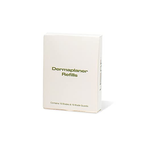 Leaf Shave Dermaplaner Refills - 20 Steel Blades & Guards, Zero-Waste, Plastic-Free