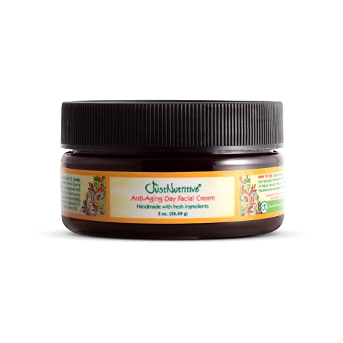 Just Nutritive Anti-Aging Day Facial Cream - Hydrates, Fades Dark Spots & Soothes Redness - 2oz