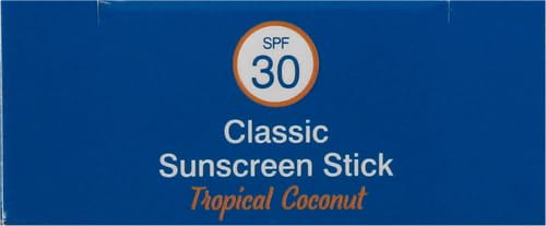COOLA Organic Sunscreen Stick SPF 30 - Nourishing Coconut Protection, Vegan & Gluten Free - 0.15oz