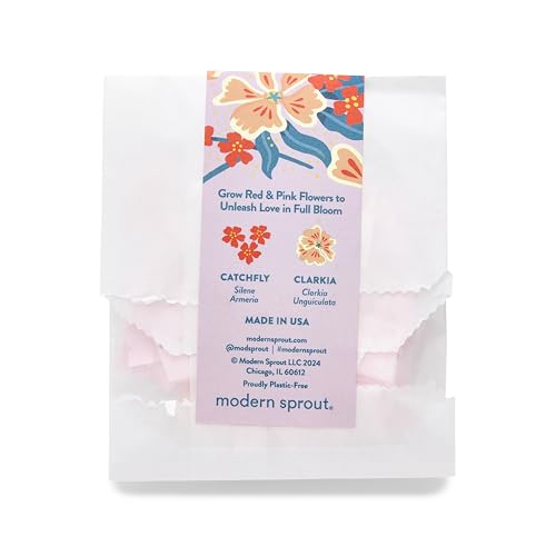 Modern Sprout Seed Confetti Poppers - Plant Wildflowers, Non-Toxic & Refillable - 12 Pack