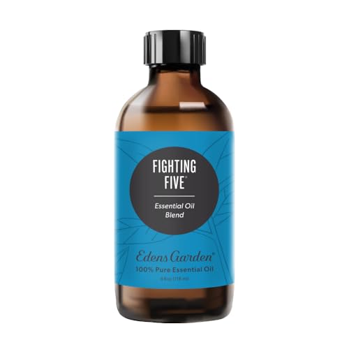 Edens Garden Fighting Five Essential Oil Blend - Citrus Spice Vitality, 100% Pure - 118ml