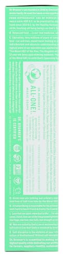 Dr. Bronner’s Toothpaste - Organic & Fair Trade, Fluoride-Free, Spearmint Flavor - 5oz