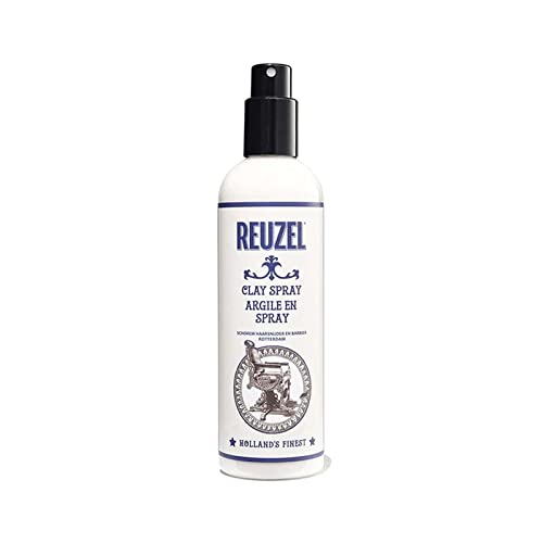 Reuzel Clay Spray - Strong Hold, Lightweight Volume, Vegan Formula - 3.38 oz