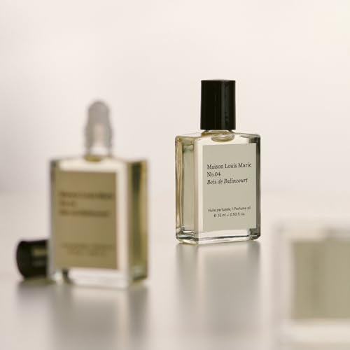 Maison Louis Marie Perfume Oil - Sandalwood Cedarwood Blend, Vegan & Cruelty-Free - 0.5 fl oz