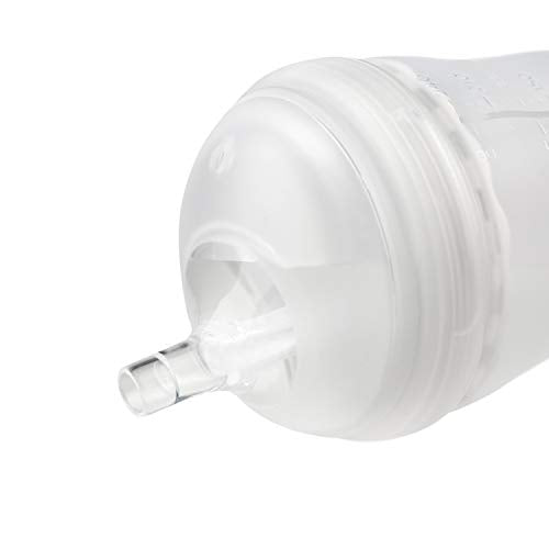 Olababy Transitional Sippy Lid - Offset Nipple for Smooth Feeding, Non-Toxic Silicone - BPA Free