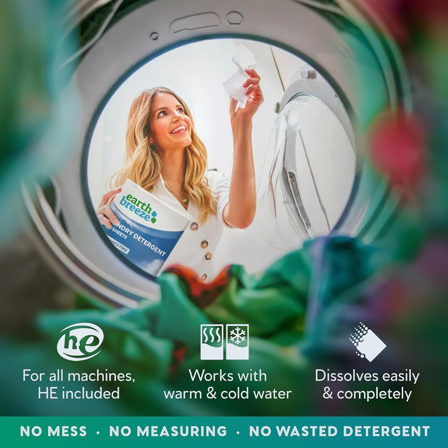 Laundry Detergent Sheets - 90 Detergent Sheets (3 Pack) - 30 Sheets per Pack - 180 Loads - Concentrated Liquidless Laundry Soap - No Plastic Jug - Fragrance-Free
