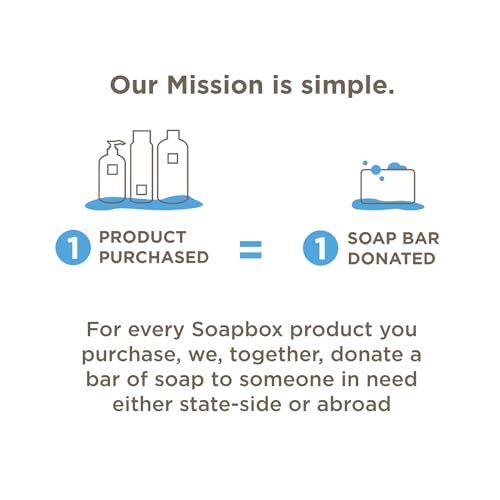 Soapbox Body Wash - Moisturizing Coconut & Goji Berry, Vegan Duo Pack - 20oz Each