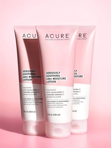 Acure Body Lotion - Intense Hydration, Gentle Care for Dry & Sensitive Skin - 8 Fl Oz