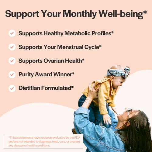 Wholesome Story Inositol Supplement - Hormonal Balance & Ovarian Support, Vegan - 30-Day Supply