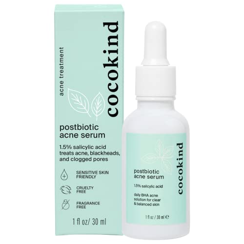 Cocokind Face Serum - Exfoliating & Hydrating with Salicylic Acid & Beta Glucan - 1.5oz
