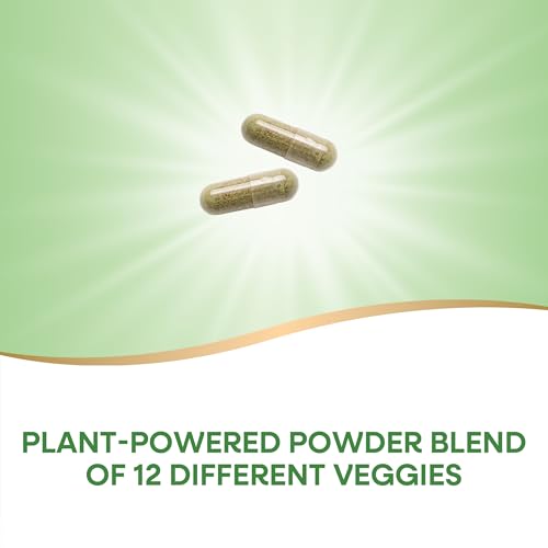 Nature's Way Garden Veggies Vegetable Supplement - 12 Veggies, Vegan, Gluten-Free - 60 Capsules