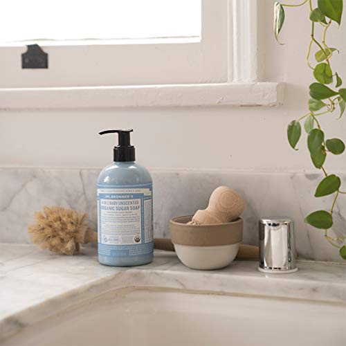 Dr. Bronner’s Organic Sugar Body Soap - Nourishing Hydration, Made with Organic Oils - 12oz