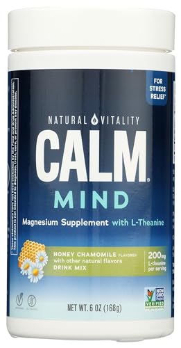 Natural Vitality Honey Chamomile Calm Mind - Gluten-Free, Sugar-Free, 6oz