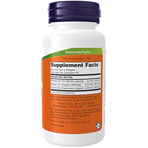 Now Foods Digestive Enzyme Blend - Supports Healthy Digestion, Enteric Coated Softgels - 90 Count