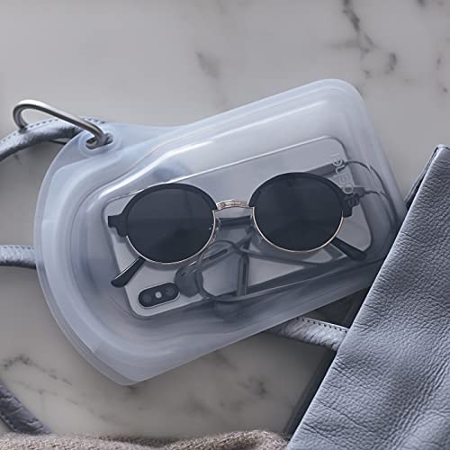 Stasher Reusable Food Storage Go Bag - Leak-Free, BPA-Free, Versatile Use - 18oz Clear