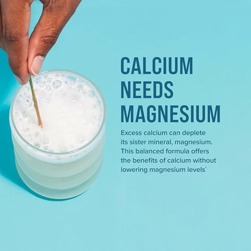 Natural Vitality Calm Magnesium & Calcium Drink Mix - Supports Relaxation, Raspberry Lemon - 16oz