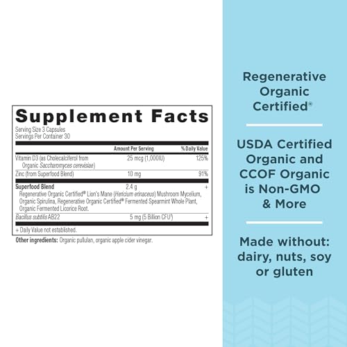 Ancient Nutrition Leaky Gut Capsules - Supports Gut Health, Organic Ingredients - 90 Count