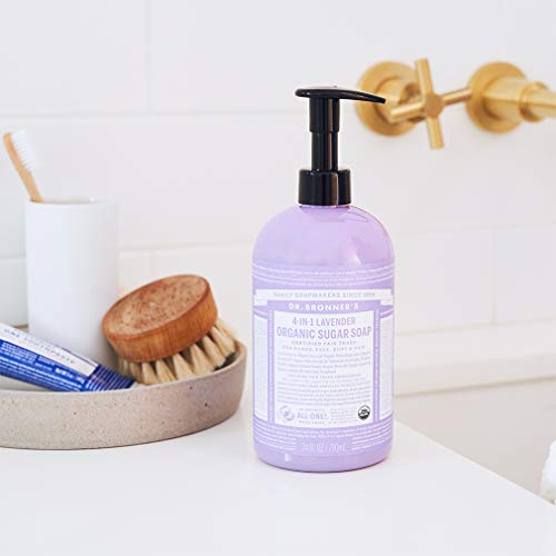 Dr. Bronner's Organic Body Soap - Nourishes & Hydrates with Fair Trade Ingredients - 64oz