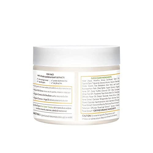 Babo Botanicals Miracle Cream - Moisturizes Sensitive Skin, EWG Verified - 4oz