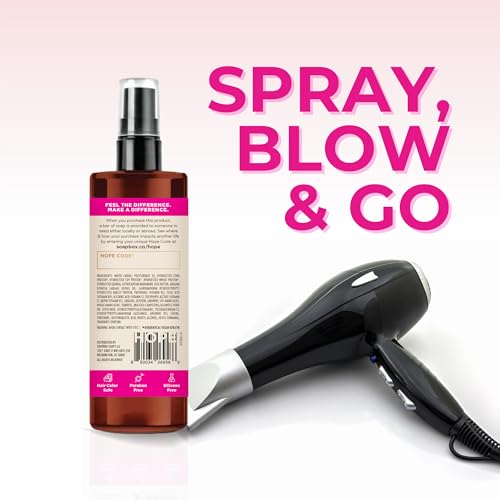 Soapbox Heat Protectant Spray - Boost Shine, Control Frizz, Vegan, Color Safe - 8oz