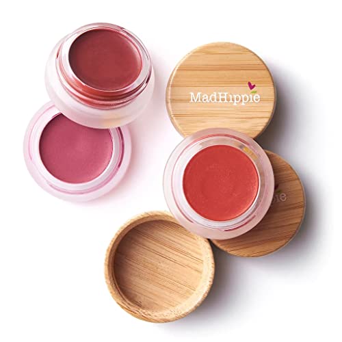 Mad Hippie Lip & Cheek Stain - Natural Color Boost, Cruelty-Free Formula - 0.24 oz